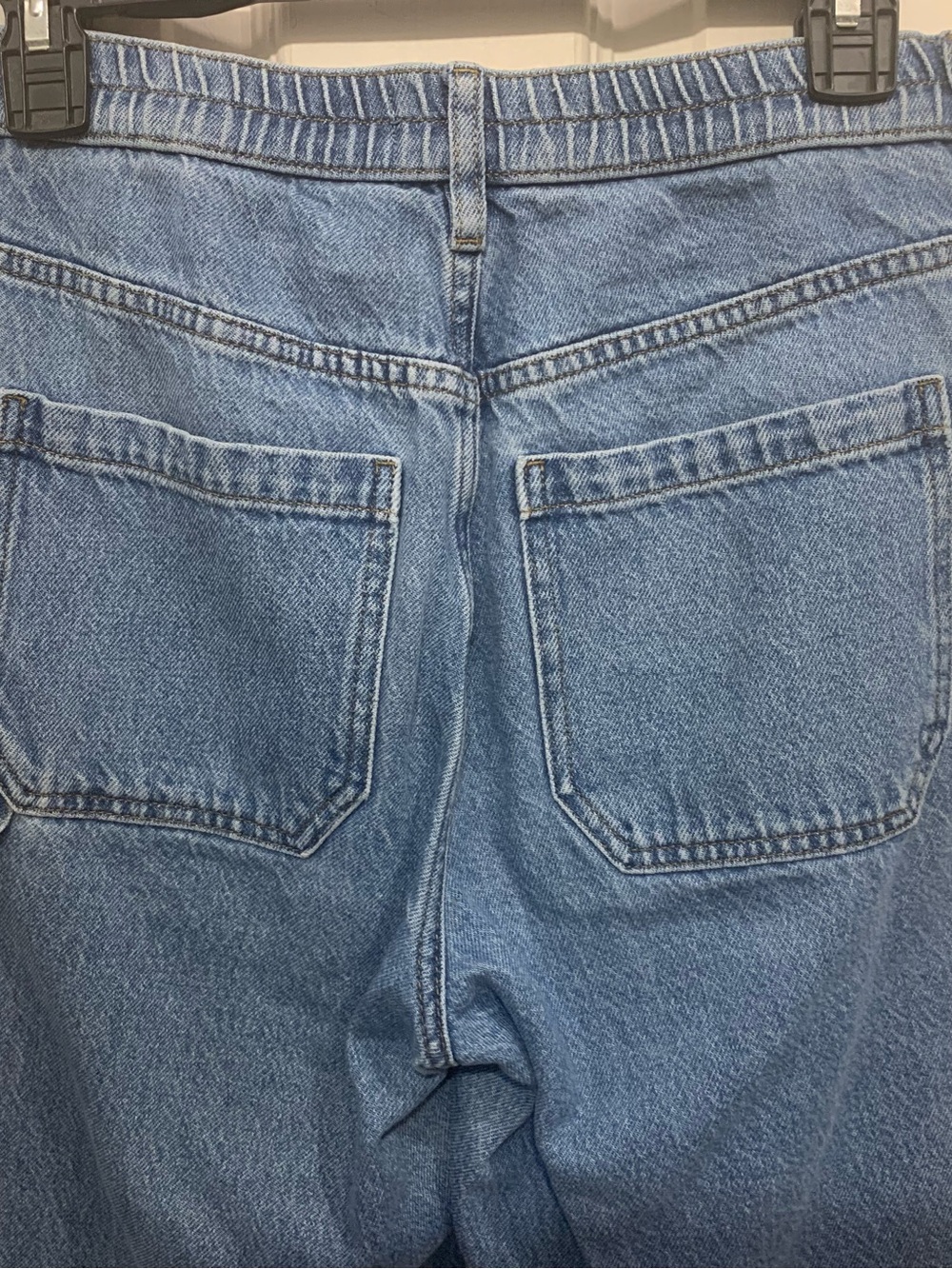Pacsun Juniors Carpenter Light Wash Denim Pants.            3750 - Picture 7 of 9
